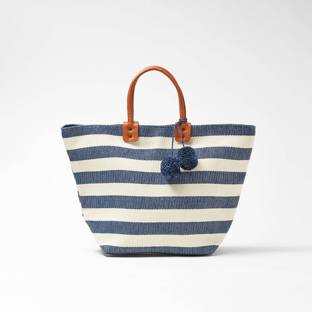 Striped Tote Bag