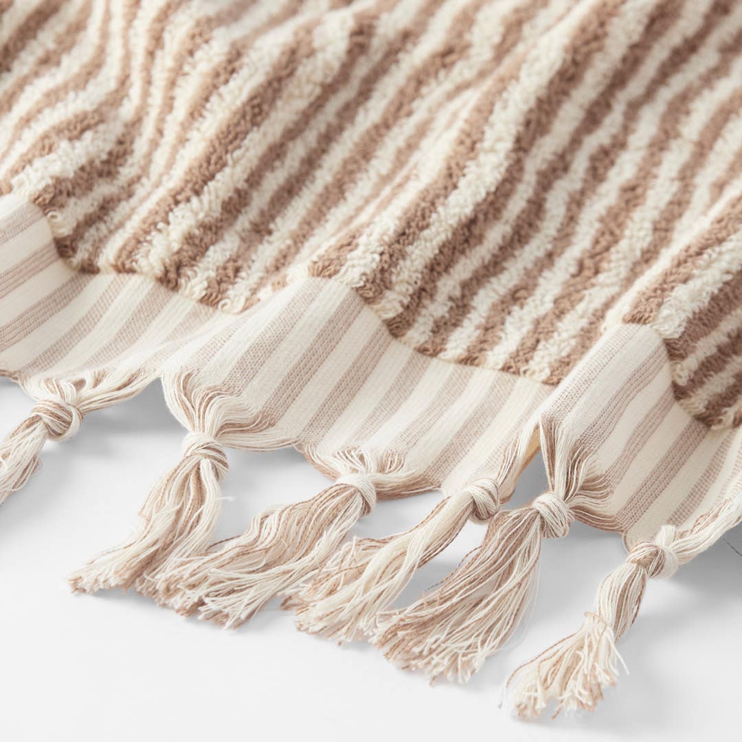 Ama Stripe Towel - Clay