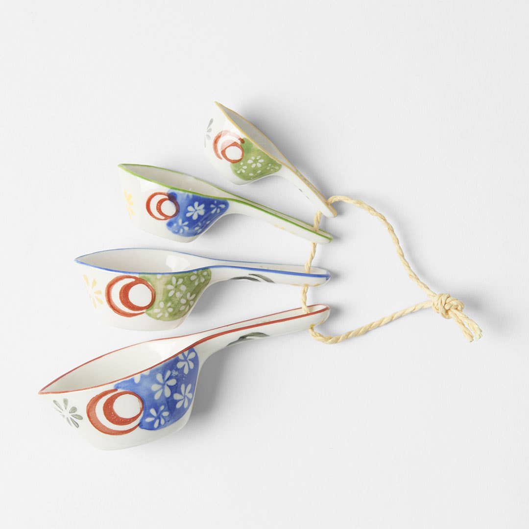 Florentino Measuring Spoon Set Of 4 - Blue/ Red/ Green/ Yellow