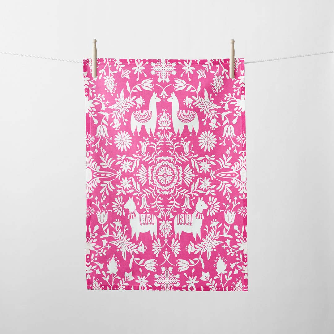 Fiesta Silhouette Tea Towel