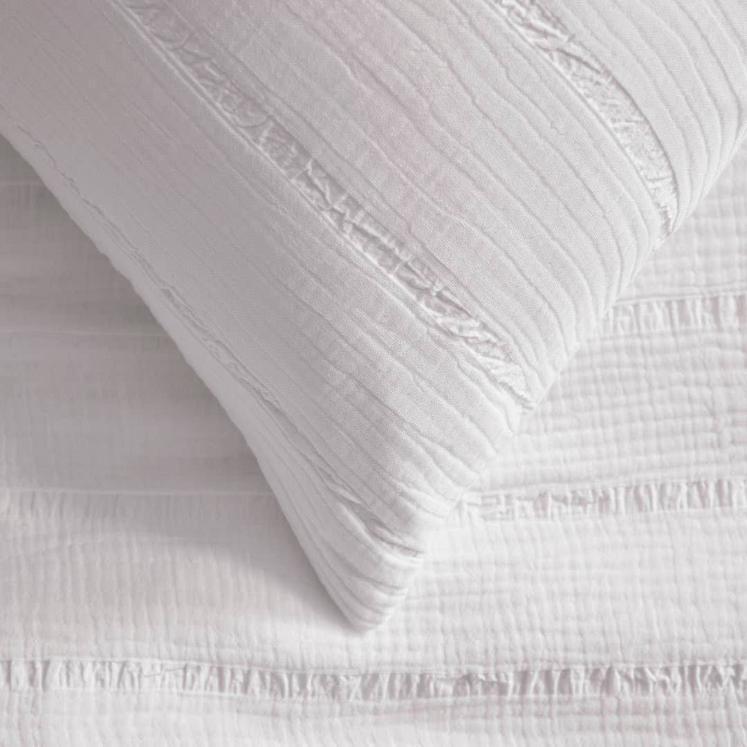 Ramsay Quilt Cover - White