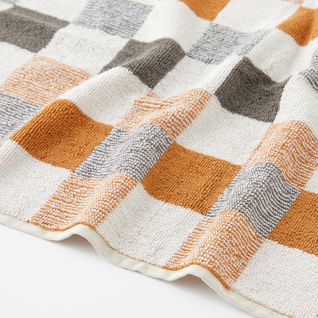 Marla Check Towel - Copper