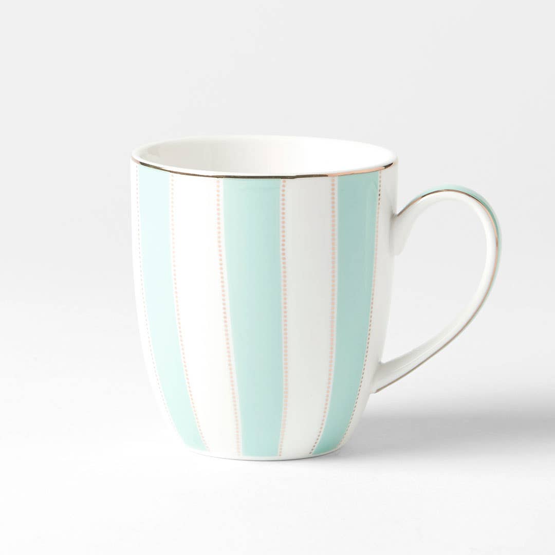 Miss Stripe Mug - Mint