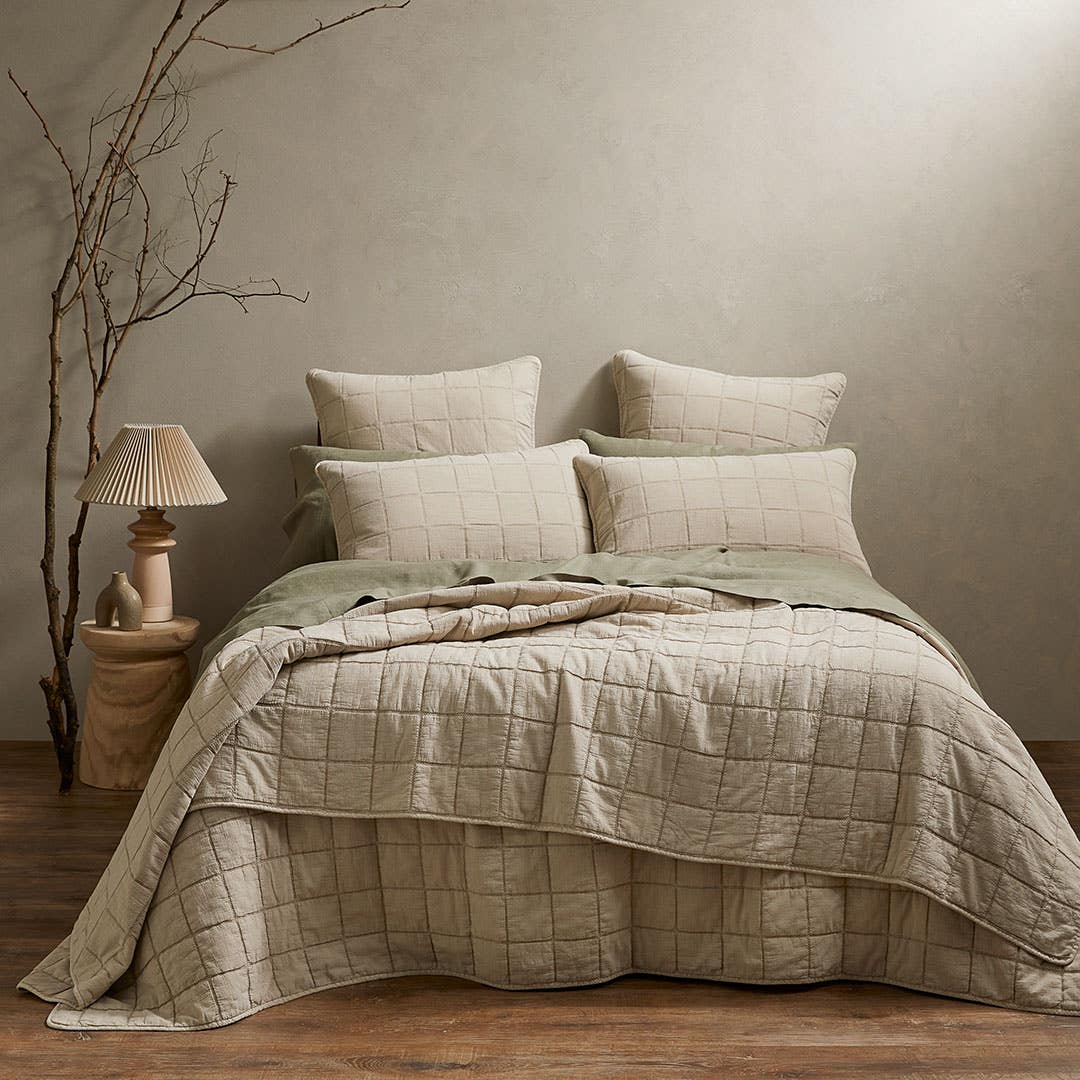 Reid Coverlet - Oatmeal