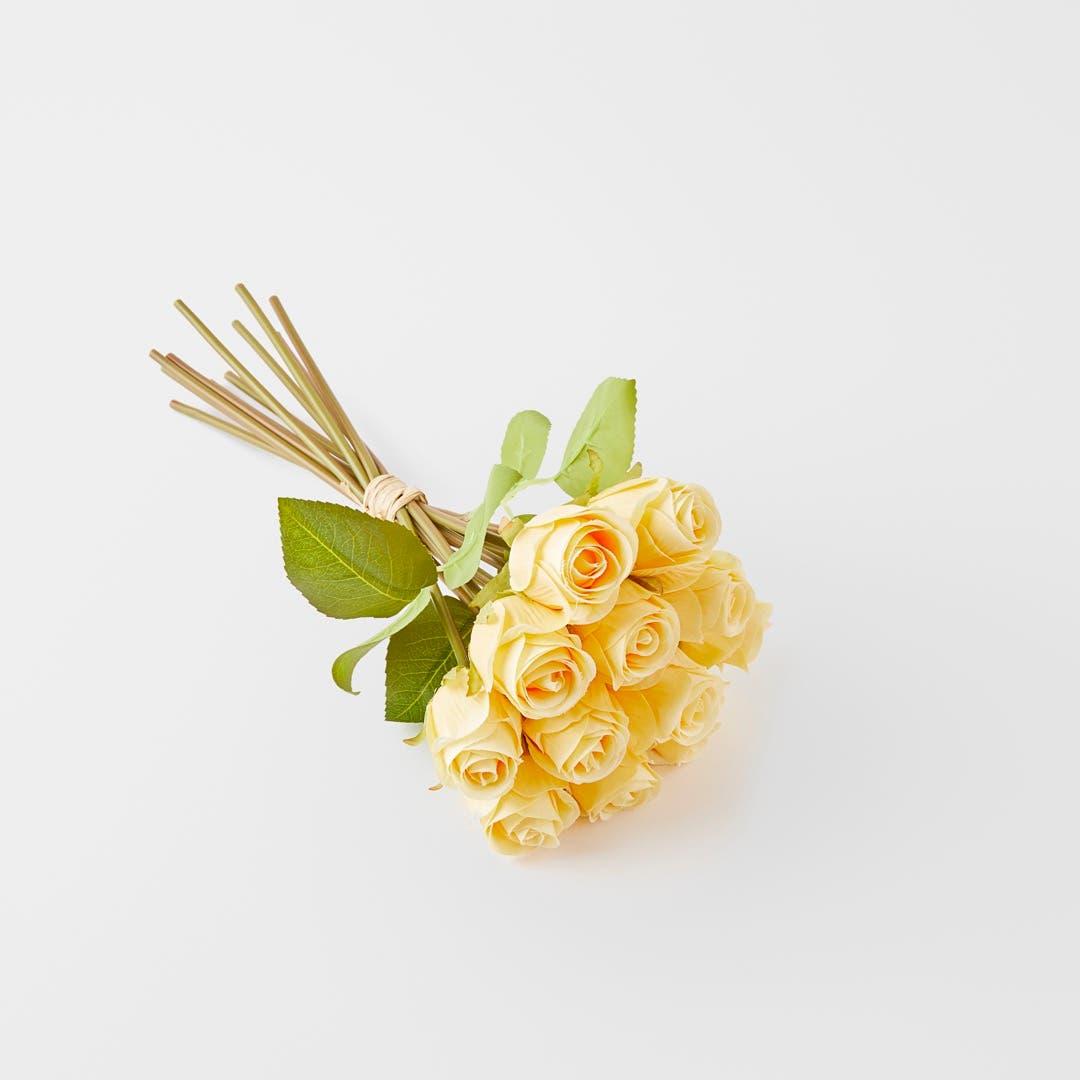 Rose Posy 12 Stems - Yellow