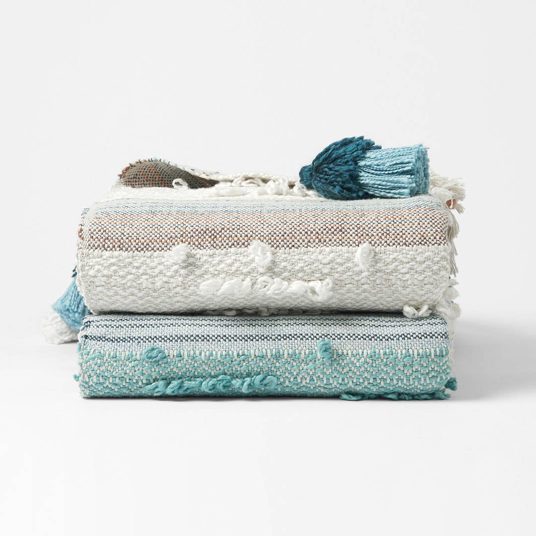 Lima Throw Blue - Aqua