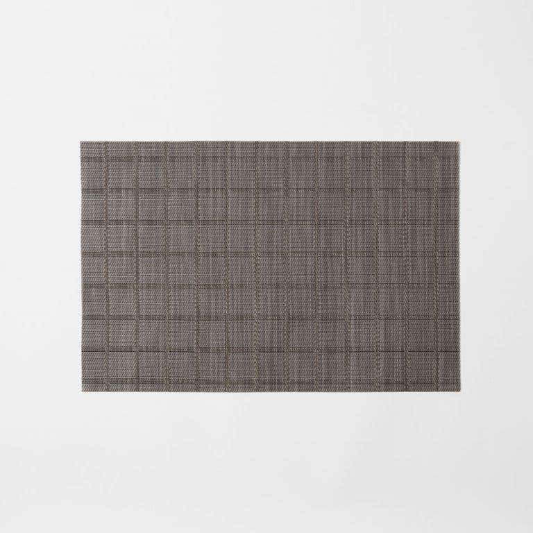 Checkers Window Placemat - Charcoal