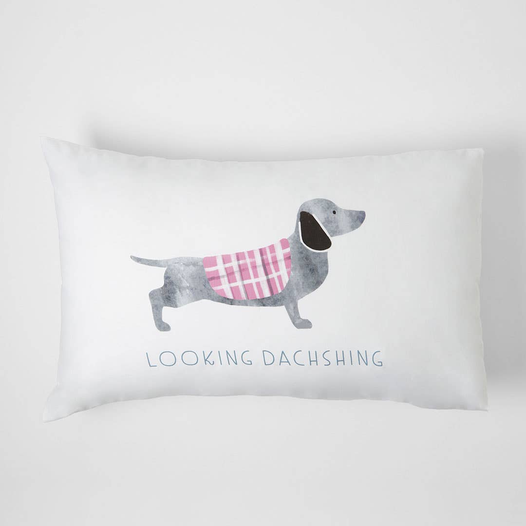 Looking Dachshing Standard Pillowcase