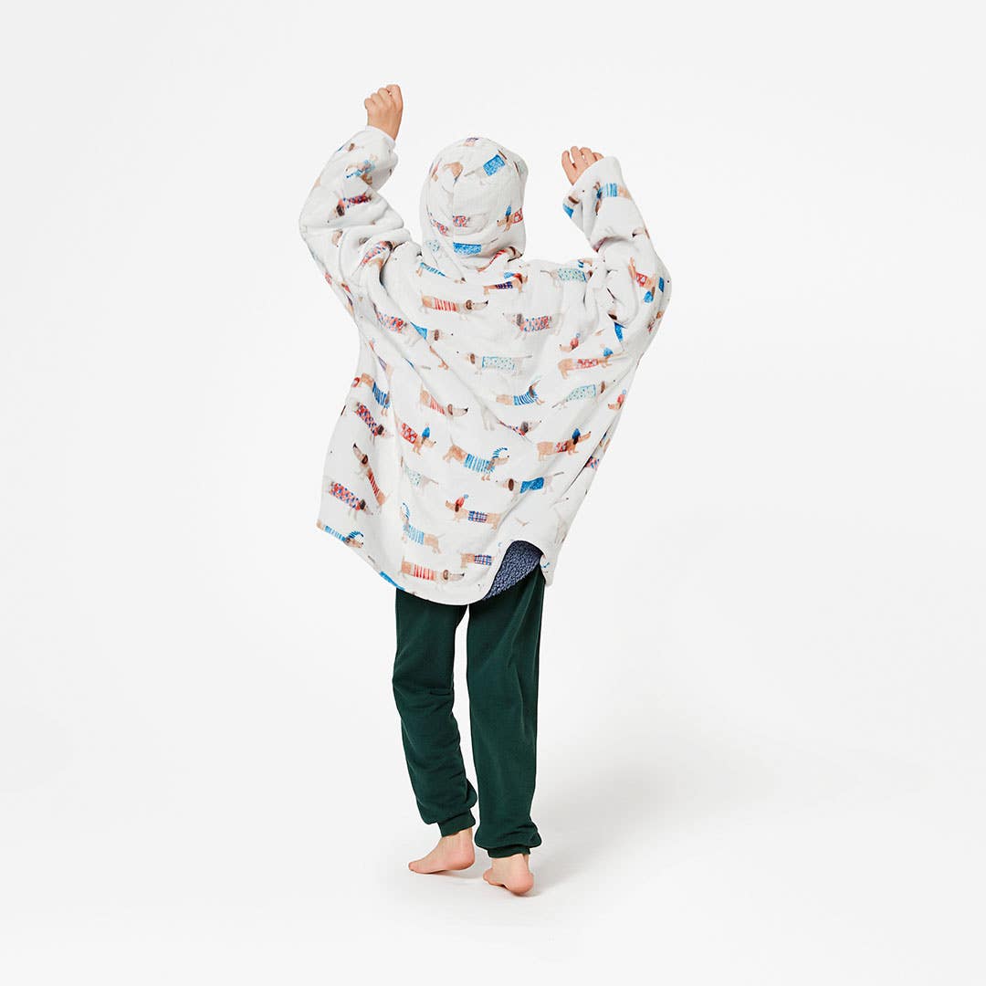 Dash Kids Hooded Sherpa Blanket