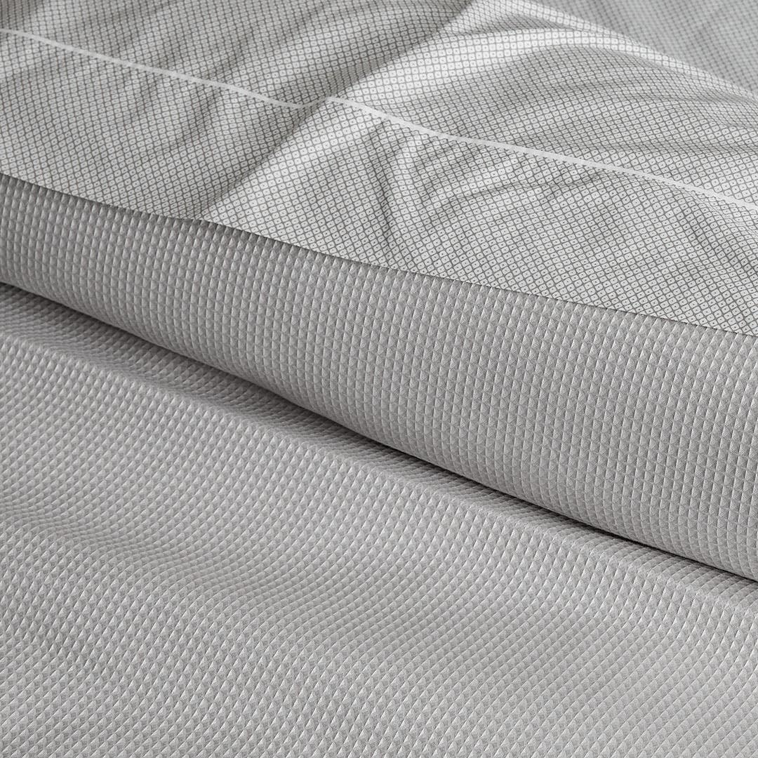 Metro Quilt Cover - Silver