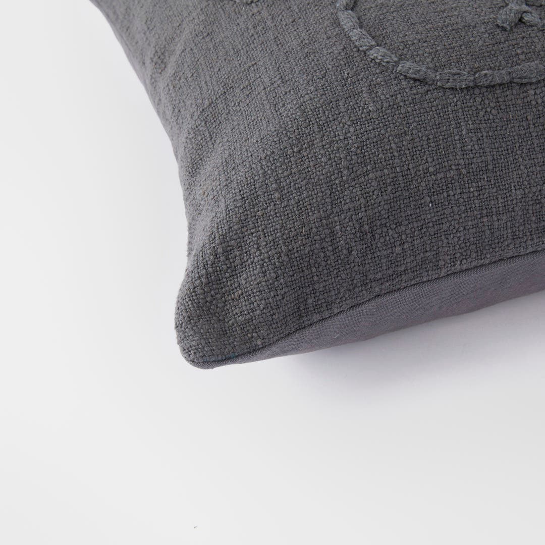 Anastasia Cushion - Charcoal