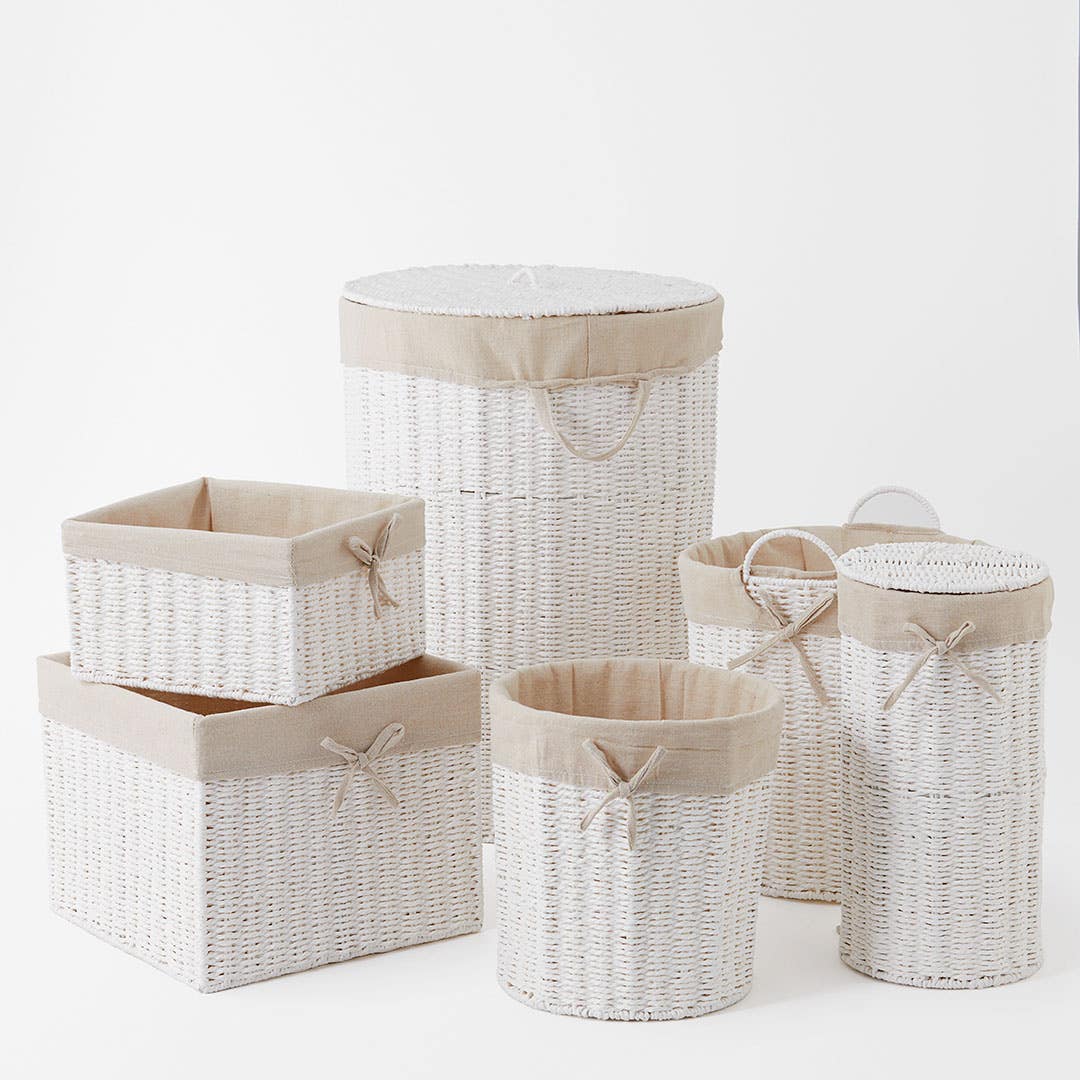 Papier Laundry Set - White