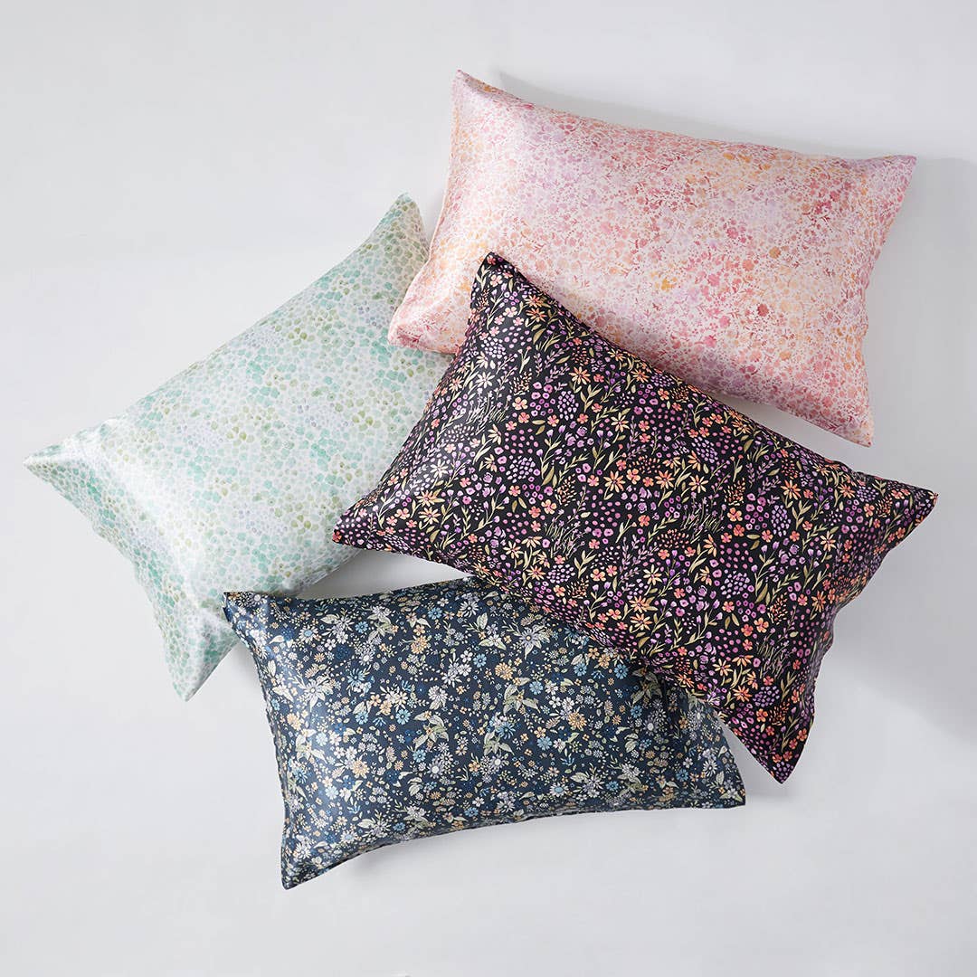 Silk Print Pillowcase - Blush